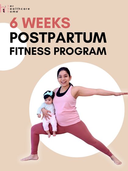 A welcoming image for my 6-week program, showing that fitness can be a joyful journey you can even share with your little one.
