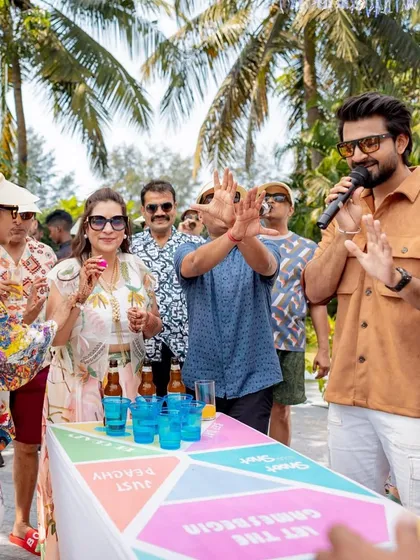"Walk like you own the place, talk like you don’t care who does." That's the attitude I bring while hosting fun beachside games in Goa.