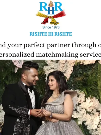 A happy couple at their engagement, a journey we helped start. Our personalized matchmaking services focus on compatibility for a strong foundation.