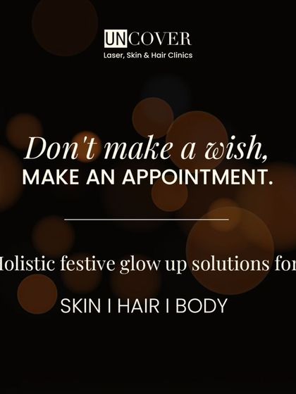 Don't just make a wish for good skin this festive season, make an appointment. We have holistic glow-up solutions for your skin, hair, and body.