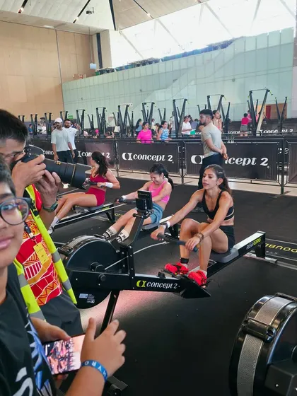 Having my son watch me compete on the rower was a powerful moment. It’s a reminder that our fitness journeys inspire the people closest to us. This is what it means to lead by example.