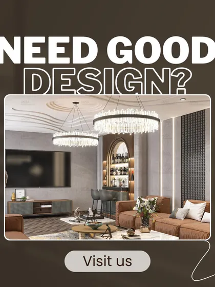 A luxurious living area featuring a home bar, perfect for entertaining. The grand crystal chandeliers and comfortable leather sofas create a sophisticated lounge-like feel right in your own home.