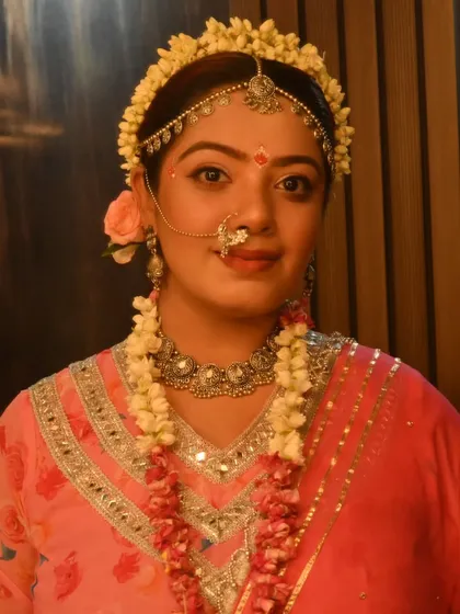A beautiful close-up of my Radha portrayal, capturing the essence of the character.