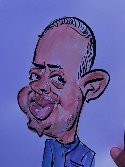 Vibrant Watercolor Caricatures photo 6