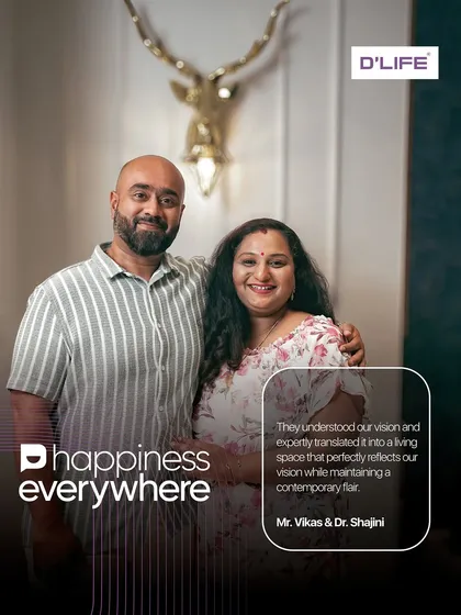 Mr. Vikas and Dr. Shajini are thrilled with how I translated their vision into a living space that reflects their style with a contemporary flair. Their satisfaction is my goal for every client.