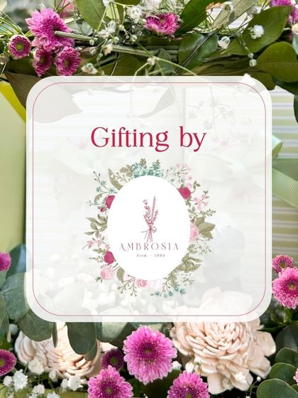 Gifting by Ambrosia. Our floral hampers are a beautiful way to celebrate any special occasion, from weddings to baby showers.