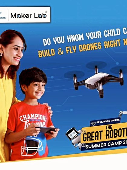 See the joy of discovery at our Great Robotics Summer Camp. We provide a fun, supportive environment where your child can build and fly drones, program robots, and unlock their potential as a future innovator.