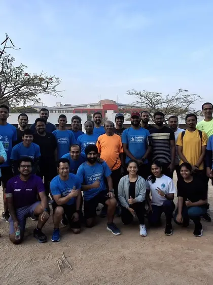 Another happy group shot from our TCSW10K training. The smiles show that everyone had a good time. It’s about running together and pushing each other to be ready for the big day.