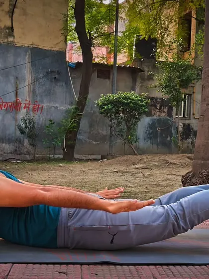 Salabhasana, or Locust Pose, is a simple but effective backbend for strengthening the back muscles. Regular practice can be beneficial for slip disc issues and improving digestion.