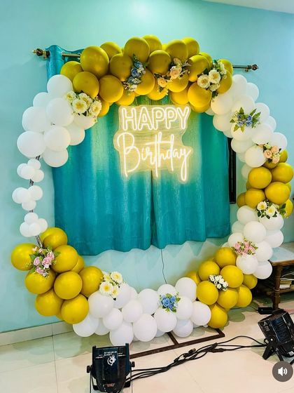 Special Entry - Private Party & Milestone Decoration Elegant Birthday & Anniversary Setups photo 46