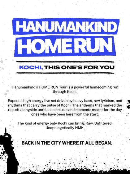 A message for the Kochi audience, highlighting the homecoming aspect of the tour. We craft specific narratives for each city on a tour, making the event feel personal and unique.