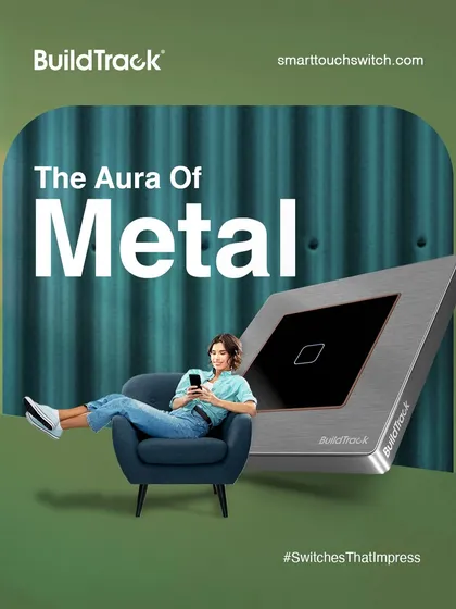 For a bold and modern aesthetic, the aura of metal is unmatched. Our metal finish switches add a touch of industrial chic and durability, making a strong statement in any contemporary space.