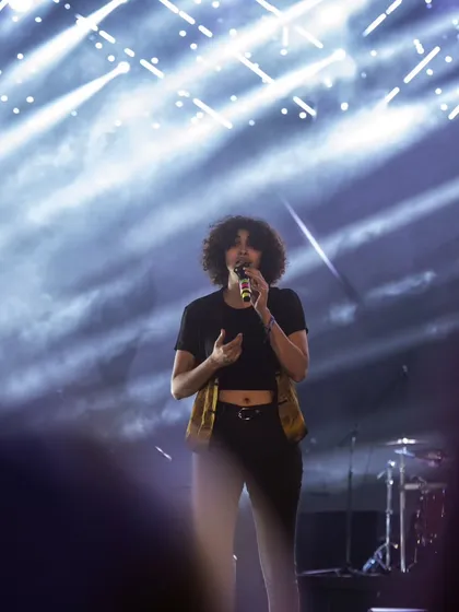 I live for moments like this, completely lost in the music on stage. Whether it's a high energy festival like Motoverse with Royal Enfield or a cozy club gig, my goal is to connect with you through every note. This is me in my element, doing what I love.