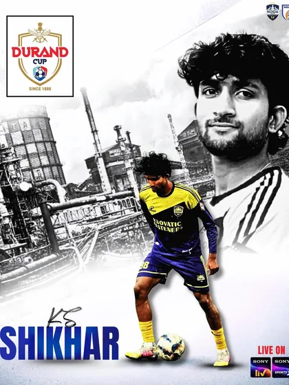 Another one of our champions, KS Shikhar, is set to play in the 134th edition of the Durand Cup. We wish him the best of luck.
