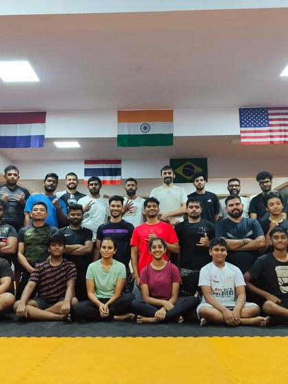 The team celebrating our 4th anniversary. The strength of our academy is the people in it.