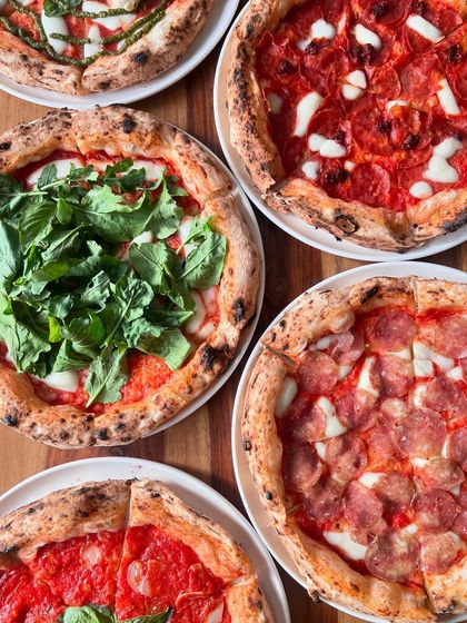 A Sunday spread of our classic pizzas. There's something for everyone to love.