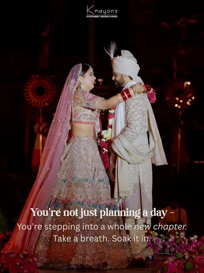 A reminder for all brides-to-be: you're not just planning a day, you're stepping into a whole new chapter. Take a breath and soak it all in.