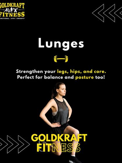 Lunges are excellent for strengthening your legs, hips, and core. They are also perfect for improving your balance and posture.