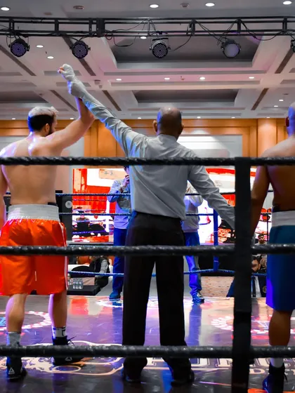 The moment your hand is raised in victory. This is the result of countless hours of dedication, discipline, and sacrifice.