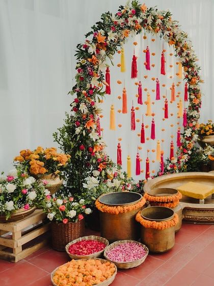 The Tales of Tradition - Wedding Planning & Design Sun-Kissed Haldi Ceremonies photo 79