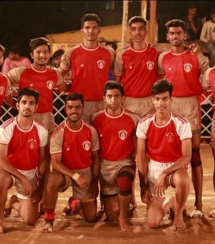 Our Kumar Gat team after reaching the finals of the Mumbai City Kabaddi tournament.