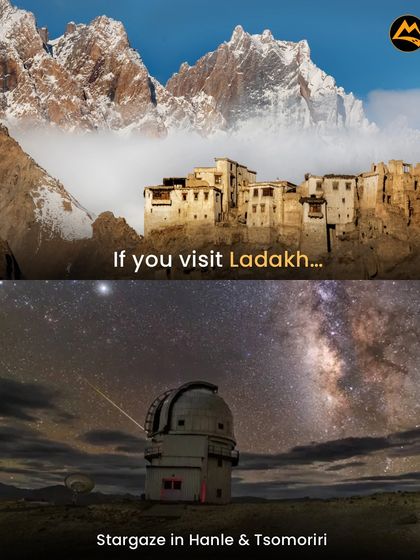 Stargazing in Hanle is an experience that will leave you speechless. We also visit ancient monasteries and forts that seem to be frozen in time.