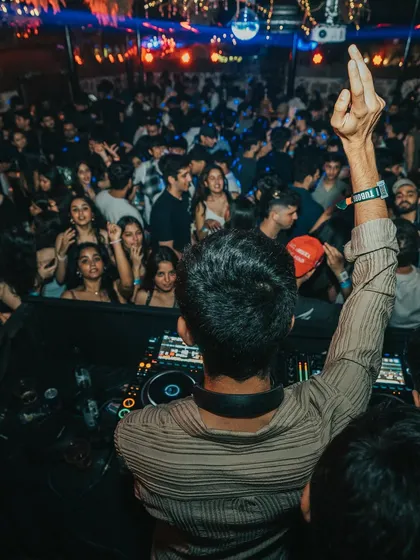 This is my view from the console. Seeing a packed floor like this at the Keiba afterparty is exactly why I do what I do, connecting with every person in the room.