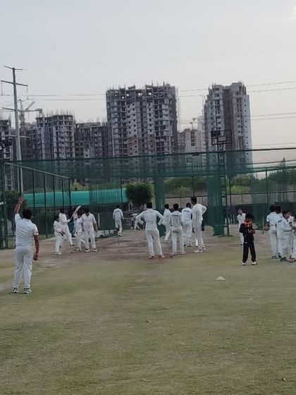 Our trainees honing their skills on the field against the backdrop of the city. We provide a professional environment for them to practice and grow.