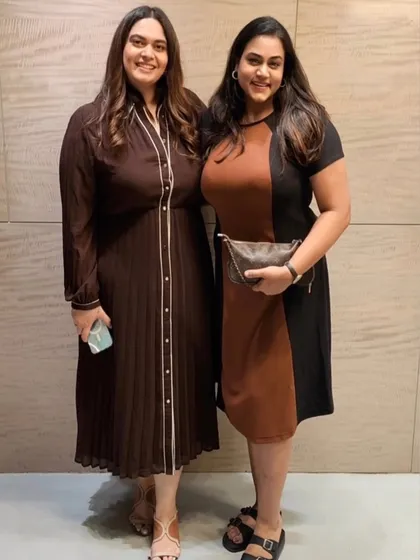Another photo with guests. These images serve as great social proof for the brand, showing the diverse and engaged crowd that attended the event.