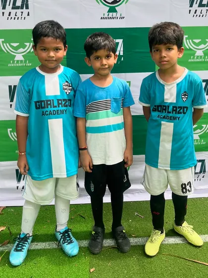 Our youngest champions. The Under-7 team looking proud after a successful tournament.