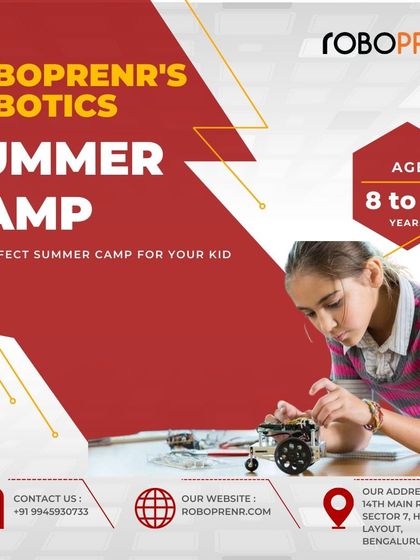 Our robotics summer camp is the perfect choice for your kid. With programs for ages 8 to 18, we make learning technology an exciting adventure.