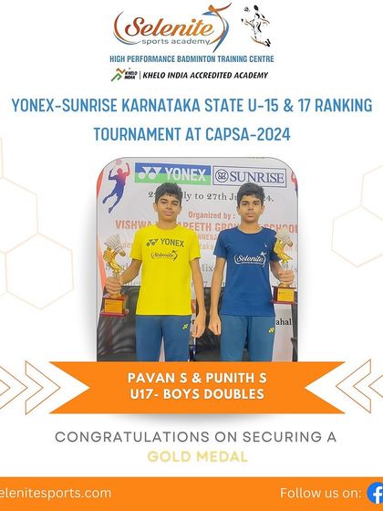 Selenite Sports - High Performance Badminton Training Our Champions' Podium Finishes photo 74