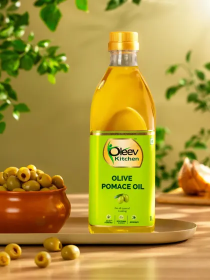 We played with natural light to create a warm and organic atmosphere for this olive oil shot. Real foliage was used to frame the product and cast soft shadows, highlighting the bottle and giving it a fresh, sunlit feel.