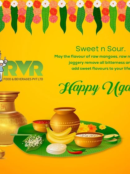 Happy Ugadi! May the new year bring a mix of sweet and sour moments, just like the traditional Ugadi pachadi, and fill your life with happiness.