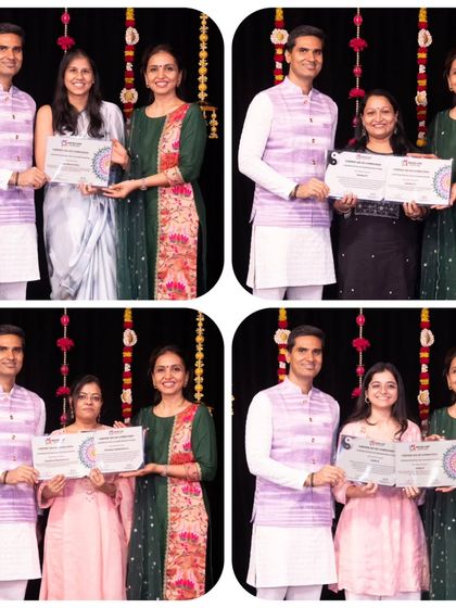 More smiling graduates from our 13th batch certification ceremony. Each student's journey is unique, and we celebrate their individual growth and transformation.