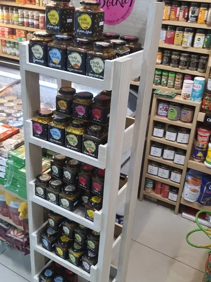 I was so proud to see my Pickle Pockle products displayed at the legendary 'Taste' store in Defence Colony, Delhi. You can now find my pickles in select retail stores.
