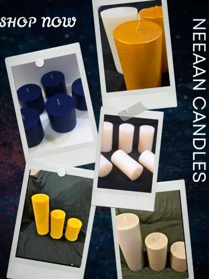 Illuminate your space with our Plain Pillar Candles, available in all sizes and colors to match your vibe.