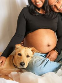Pet-Inclusive Maternity Photography