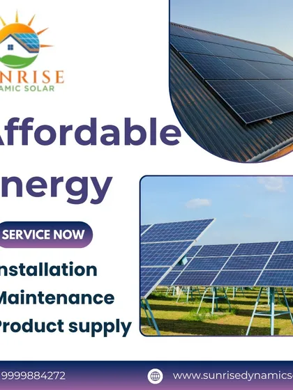 We offer affordable energy solutions, from installation and maintenance to product supply. Contact us to get started.