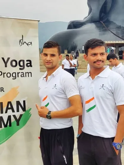 A moment with the soldiers after a session. Their dedication to the nation is an inspiration, and I am grateful to be able to serve them in this small way.