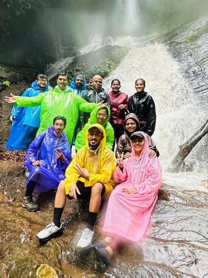 Another joyful group moment at Hidlumane Falls. We believe adventures are best shared with friends, old and new.