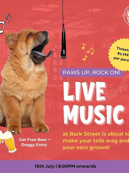 Paws up, rock on! Our live music events are about to make your tails wag and your ears groove.
