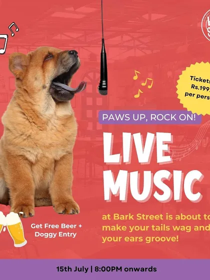 Paws up, rock on! Our live music events are about to make your tails wag and your ears groove.
