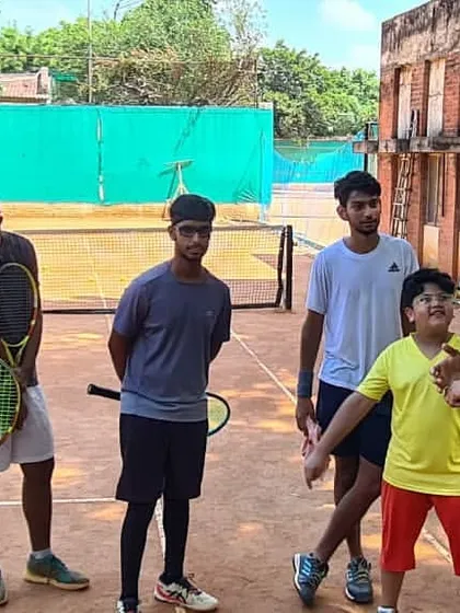 I believe in inspiration beyond the court. It was an honor to welcome Olympic Gold Medalist Neeraj Chopra to the academy to motivate my young players. Here he is sharing his journey and insights with our aspiring champions.