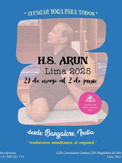 The poster for my 2025 workshop in Lima, Peru, with simultaneous Spanish translation.