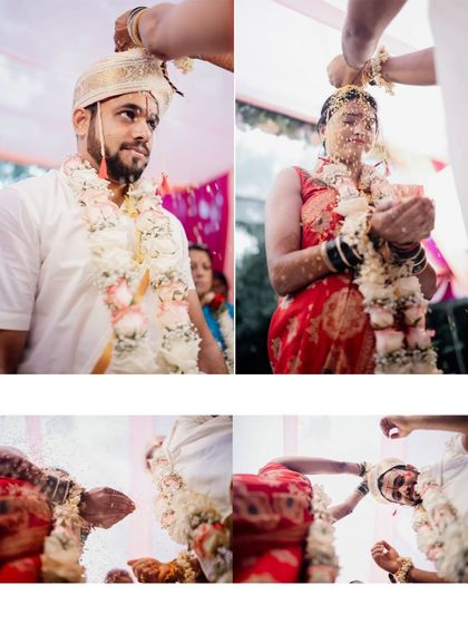 I have had the honor of hosting many beautiful South Indian weddings. The lush greenery and traditional decor elements, like floral arrangements and brass lamps, create an authentic and sacred atmosphere for the ceremony.