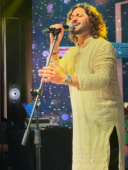 Feeling the music and expressing it through my performance.