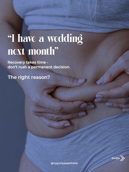 Rushing a permanent decision for a specific event like a wedding is never a good idea. Surgical recovery takes time, and we prioritize your long term safety and satisfaction over short term deadlines.