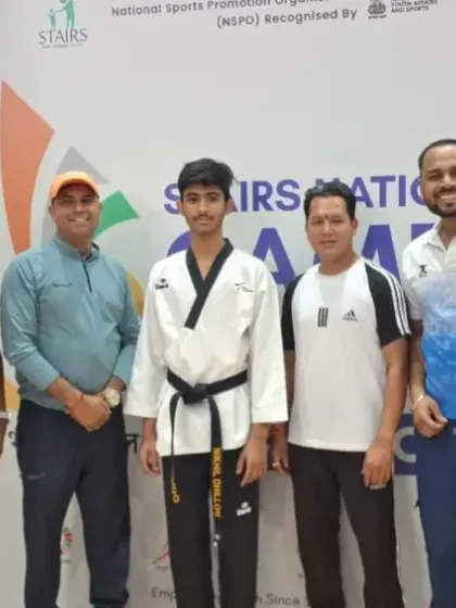 Our team at the Stairs National Games. We stand by our students, providing coaching and support throughout the entire competition.