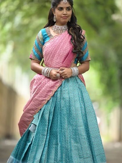 CB Rental Dresses - Women's Occasion Wear Rental Langa Davanis (Half Sarees) photo 7